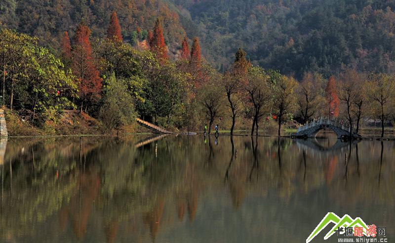紫薇岛秋季美景-紫薇岛旅游区